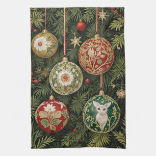 Bauble Brilliance Tea Towel