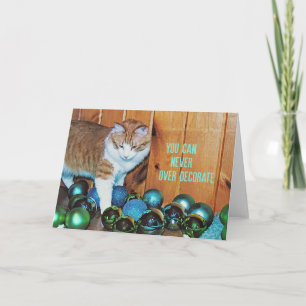 BAUBLES Greeting Card