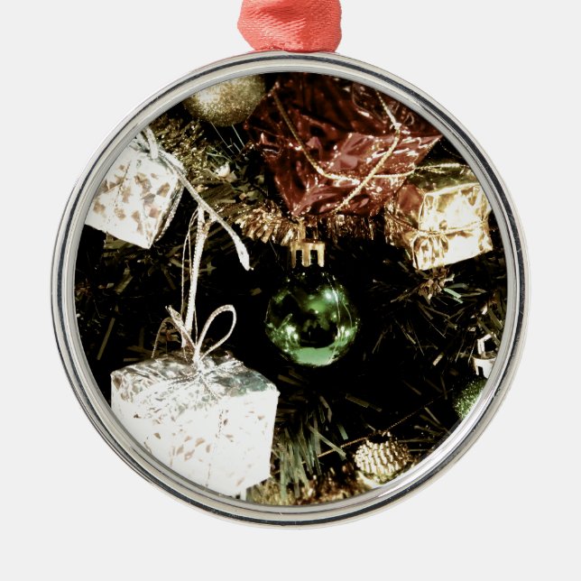 Baubles Metal Tree Decoration (Front)