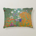 Bauerngarten - Gustav Klimt Decorative Cushion<br><div class="desc">Bauerngarten - Gustav Klimt</div>