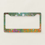 Bauerngarten - Gustav Klimt Licence Plate Frame<br><div class="desc">Bauerngarten - Gustav Klimt</div>