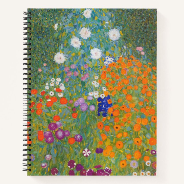 Bauerngarten - Gustav Klimt Notebook (Front)