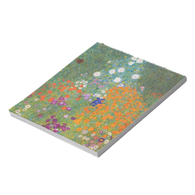 Bauerngarten - Gustav Klimt Notepad (Rotated)