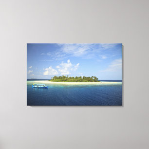 Baughagello Island, South Huvadhoo Atoll, Canvas Print