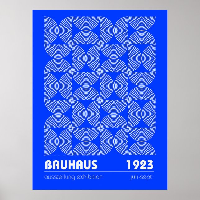 Bauhaus 1923 Abstract Exhibition Poster (Front)
