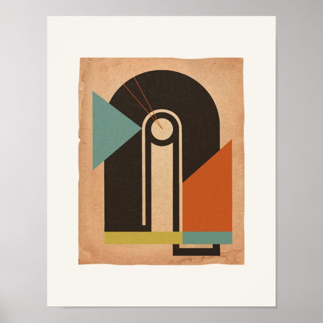 Bauhaus Abstract #2 Poster (Front)