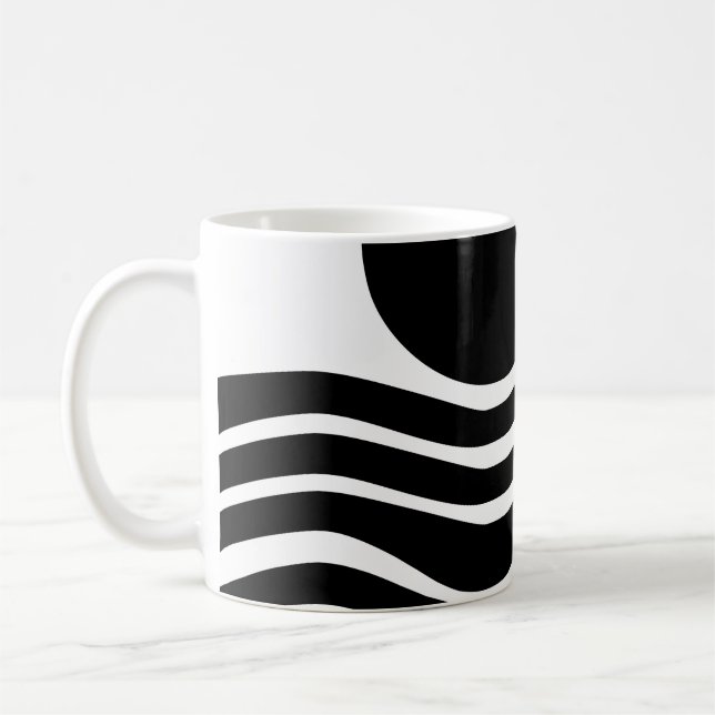 Bauhaus Abstract Coffee Mug (Left)
