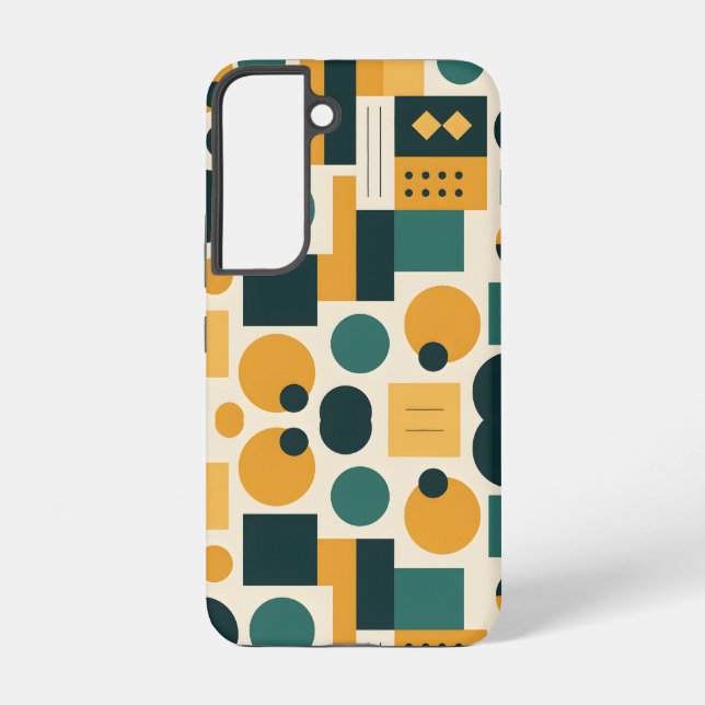 Bauhaus Abstract pattern Samsung Galaxy S22 Case (Back)