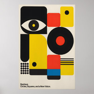 Bauhaus Art Print Mid-Century Modern Geometric