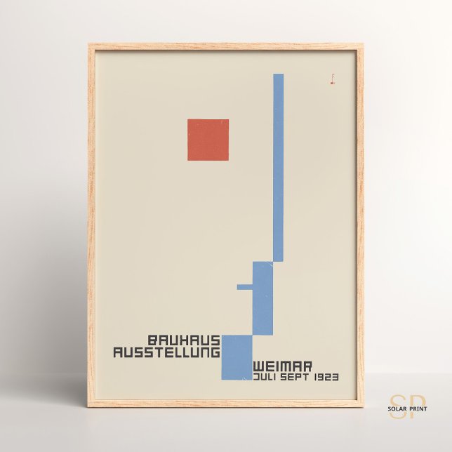 Bauhaus Ausstellung Weimar 1923 Exhibition Affiche Poster (Creator Uploaded)