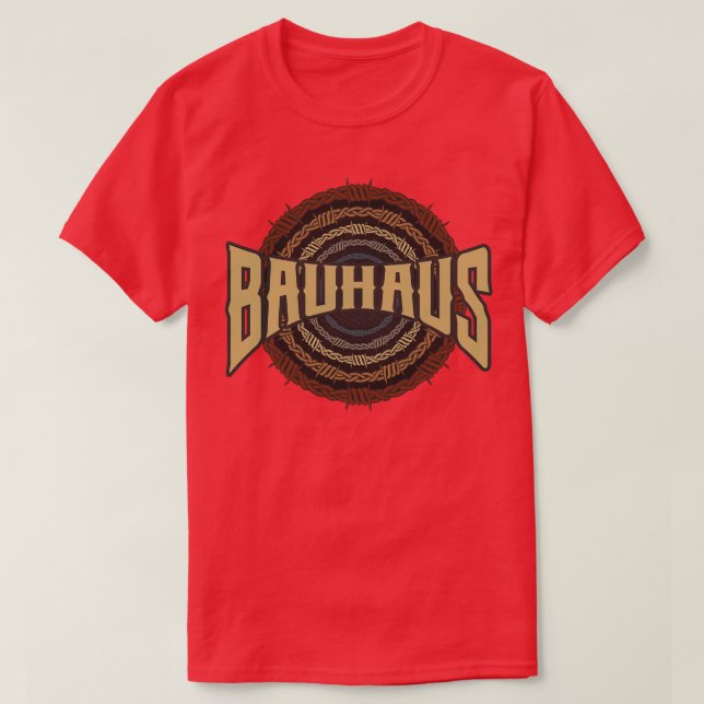 Bauhaus Barbed Wire T-Shirt (Design Front)