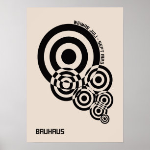 bauhaus, bauhaus design, modern design, geometric poster