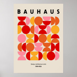 bauhaus, bauhaus design, modern design, geometric poster