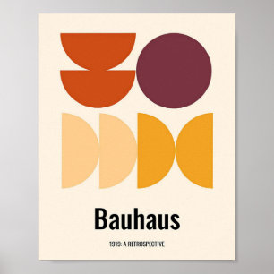 bauhaus, bauhaus design, modern design, geometric poster
