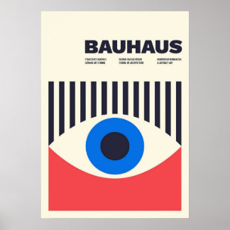 bauhaus, bauhaus design, modern design, geometric poster