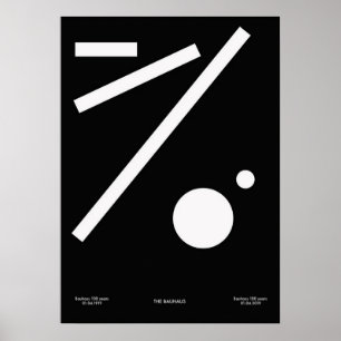 bauhaus, bauhaus design, modern design, geometric poster