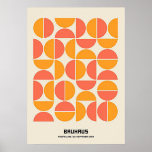 bauhaus, bauhaus design, modern design, geometric poster