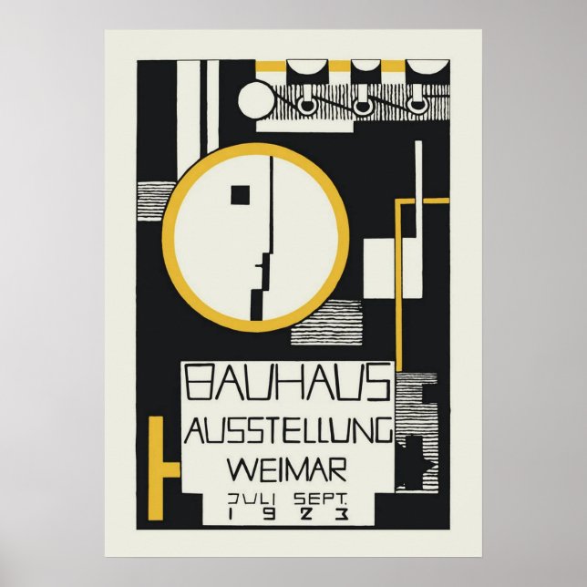 bauhaus, bauhaus design, modern design, geometric  poster (Front)