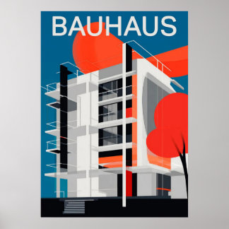 bauhaus, bauhaus design, modern design, geometric poster