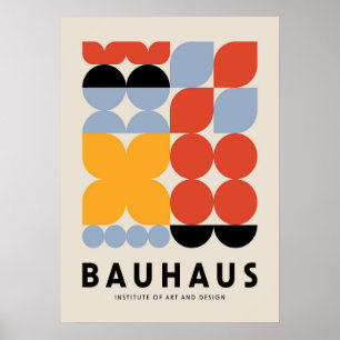 bauhaus, bauhaus design, modern design, geometric poster