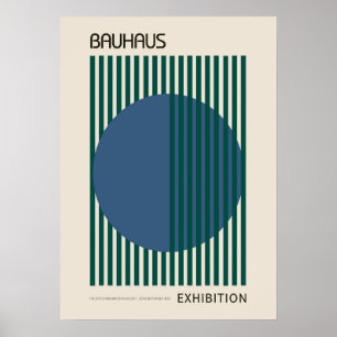 bauhaus, bauhaus design, modern design, geometric poster