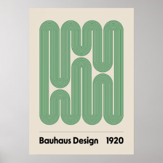 bauhaus, bauhaus design, modern design, geometric poster