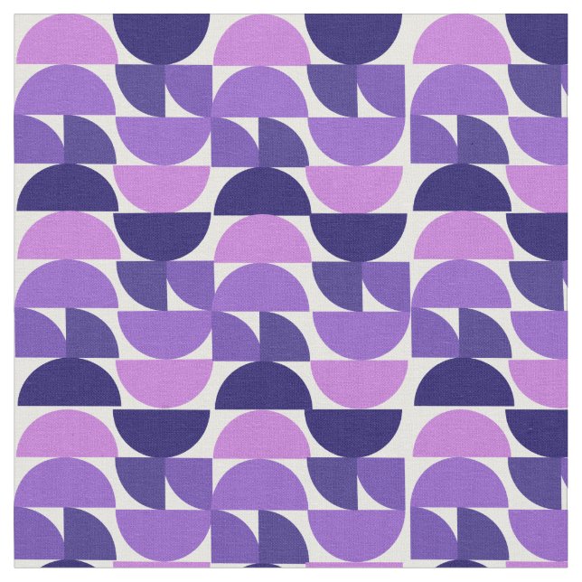 Bauhaus Circles Fabric (Close Up)
