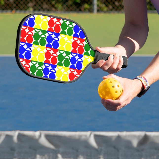 Bauhaus Circles  Pickleball Paddle (Insitu)