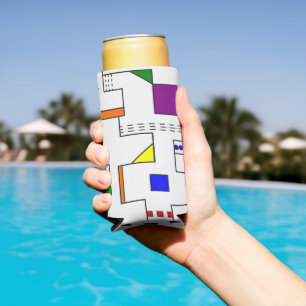 Bauhaus Circuits Seltzer Can Cooler