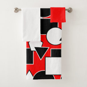Bauhaus Collage  Bath Towel Set