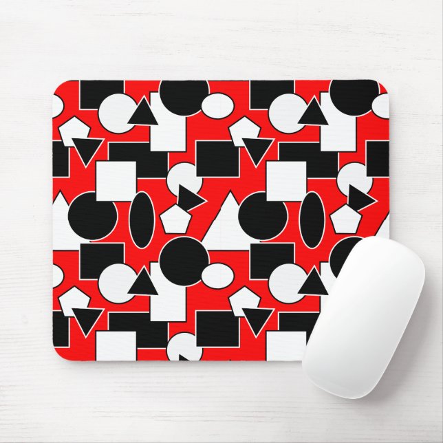 Bauhaus Collage  Mouse Pad (With Mouse)