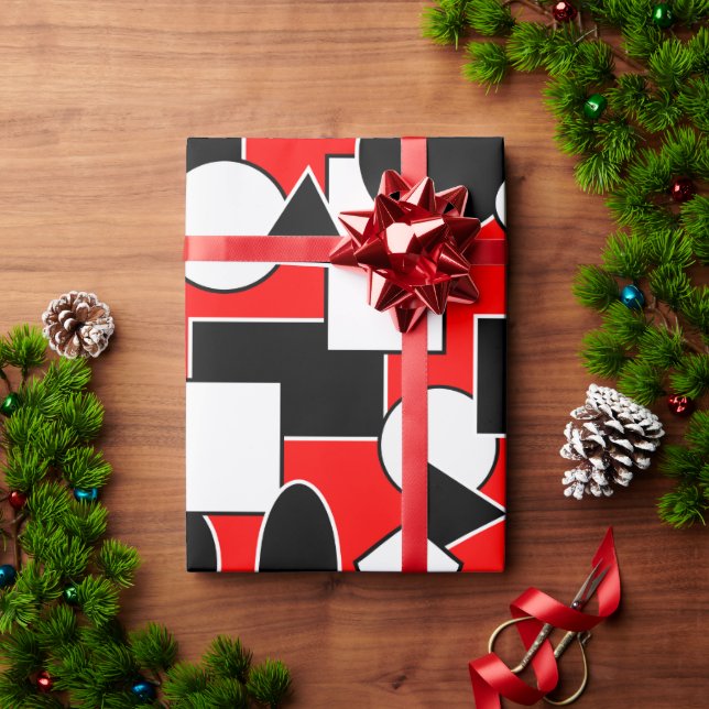 Bauhaus Collage  Wrapping Paper (Holiday Gift)