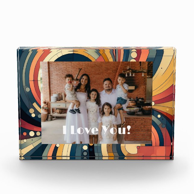 Bauhaus Custom Picture Photo Block (Front)