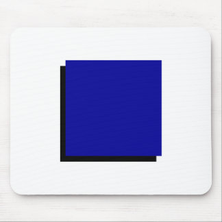 Bauhaus Design Geometric Art Blue Square Mouse Pad