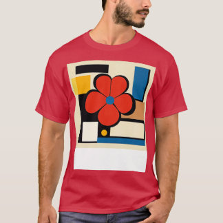 Bauhaus floral design T-Shirt