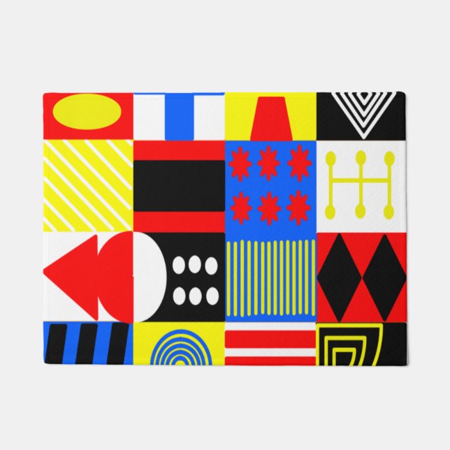 Bauhaus Four Doormat (Front)