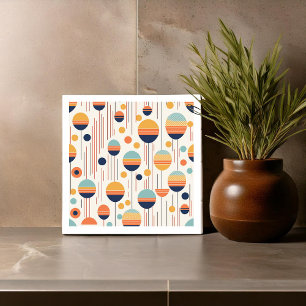 Bauhaus Geometric Abstract Pattern#1 ID1068 Tile