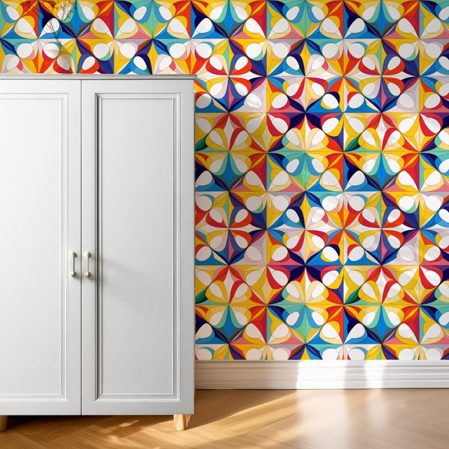 Bauhaus Geometric Abstract Pattern#3 ID1068 Wallpaper (Creator Uploaded)