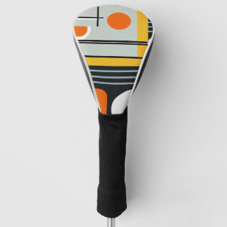 Bauhaus Geometric Design 01 Perfect For Golf Head Cover