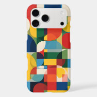 Bauhaus Geometric Minimalist Wrap iPhone Case