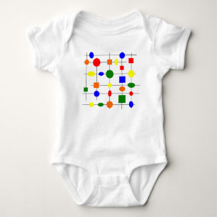 Bauhaus Grid Baby Bodysuit