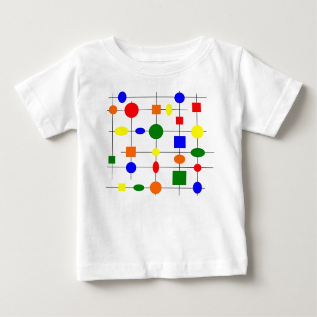 Bauhaus Grid  Baby T-Shirt (Front)