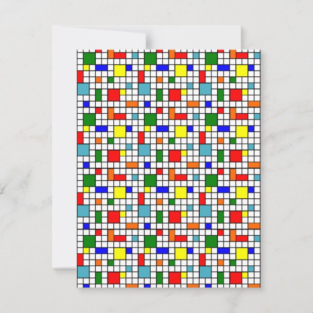 Bauhaus Grid  Card (Front)