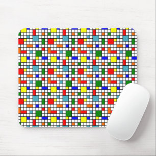 Bauhaus Grid Mouse Pad