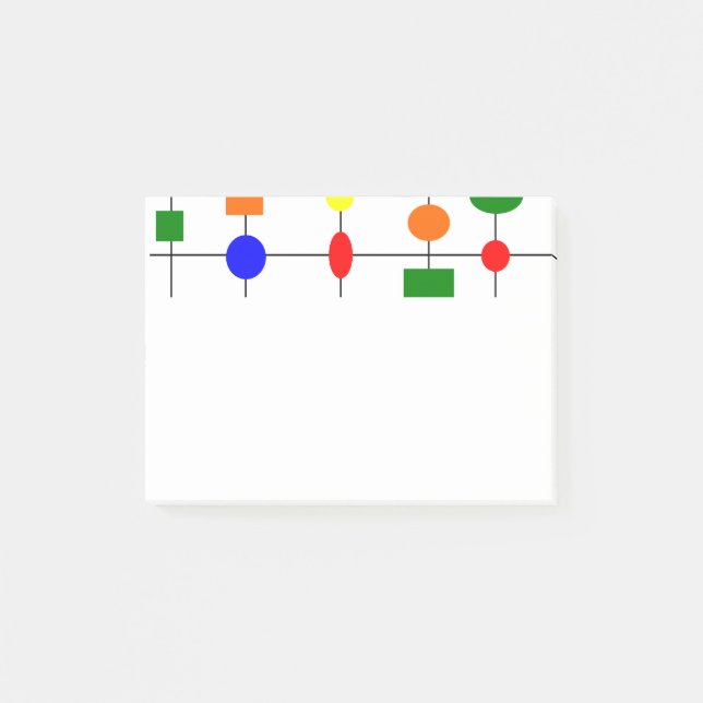 Bauhaus Grid  Post-it Notes (Front)