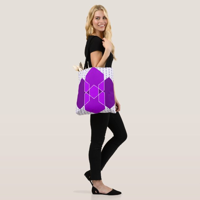 Bauhaus Hexagons  Tote Bag (On Model)