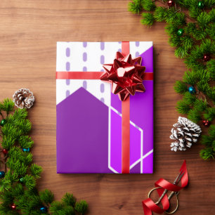 Bauhaus Hexagons  Wrapping Paper