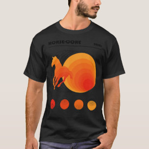 Bauhaus Horse Core Orange T-Shirt