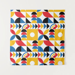 Bauhaus Inspired Contemporary Mid Century Tapestry