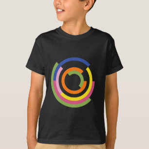 Bauhaus Inspired Design In A Greenery Palette T-Shirt